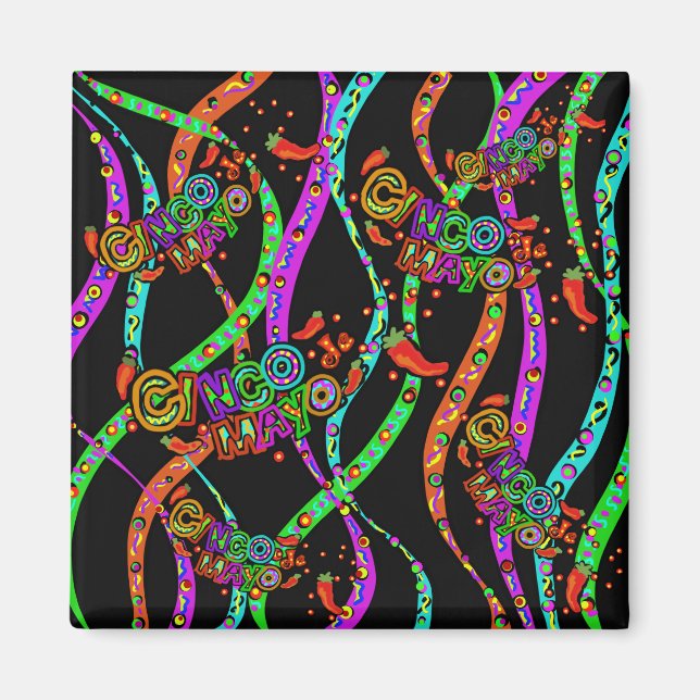 Cinco de Mayo Design Magnet (Framsidan)