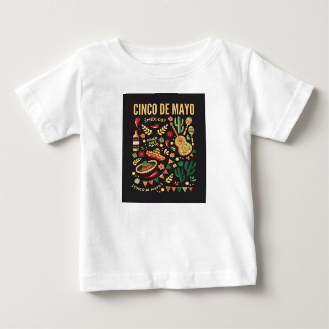 Cinco de mayo-design t shirt (Framsida)
