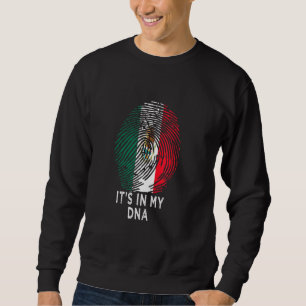 Cinco De Mayo Dess i mitt dinska mexikanska Flagga Lång Ärmad Tröja