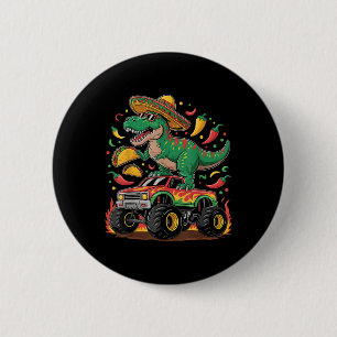 Cinco De Mayo Dinosaur Taco Monster Lastbil Sombre Knapp