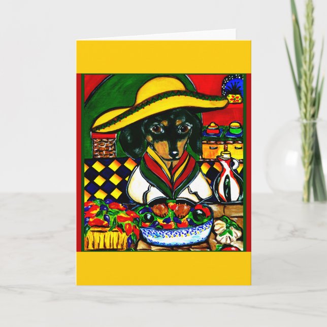 Cinco de mayo-doxar kort (Framsida)