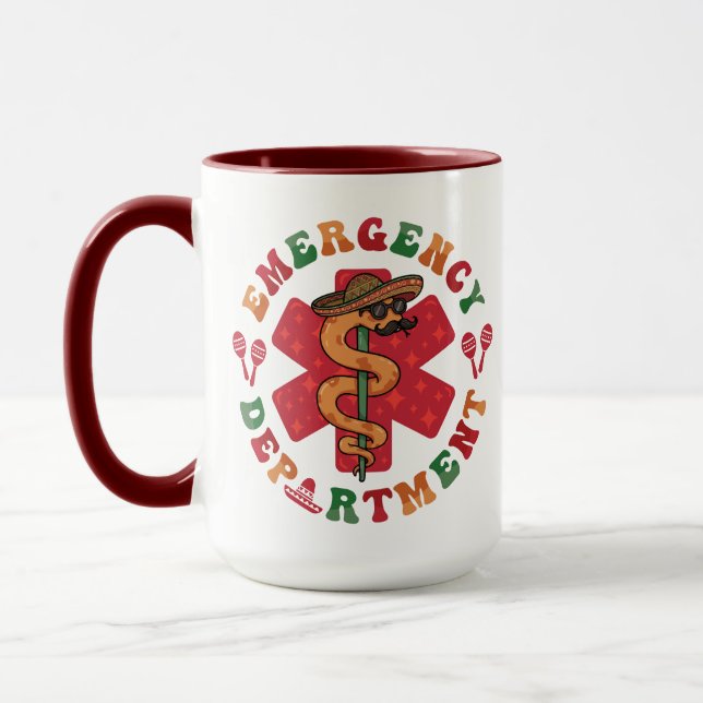 Cinco de Mayo Emergency Department Fiesta Nurse Mugg (Vänster)