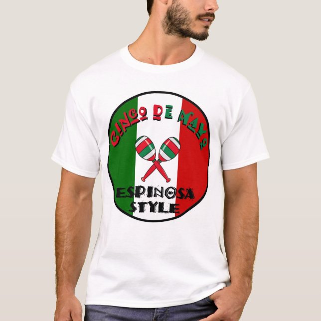Cinco de Mayo - Espinosa stil T-shirt (Framsida)
