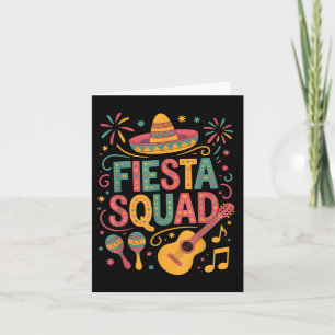 Cinco De Mayo Family Matching Fiesta Squad Mexican Kort