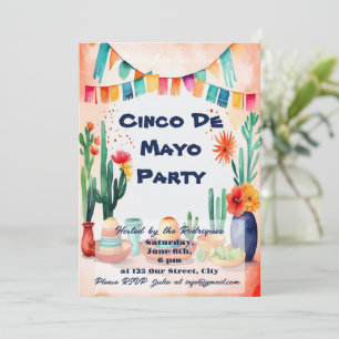 Cinco De Mayo-fest Inbjudningar