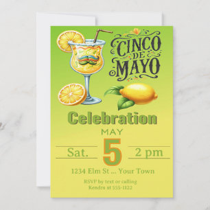 Cinco De Mayo-fest inbjudningskort