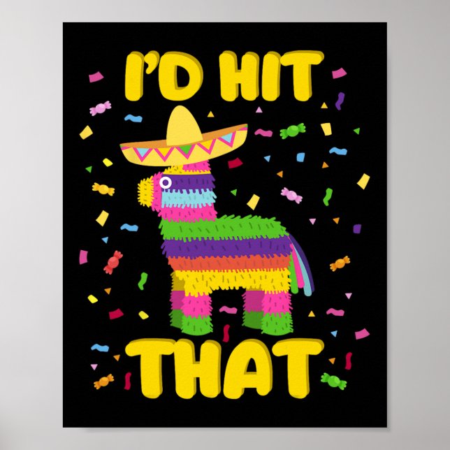 Cinco De Mayo-fest jag skulle träffa pinata  Poster (Framsidan)