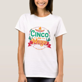 Cinco de Mayo Festiv Fiesta Sombrero T Shirt