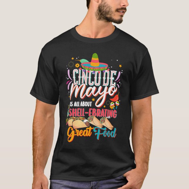 Cinco de Mayo Festival Celebrations Mexican Fiesta T Shirt (Framsida)