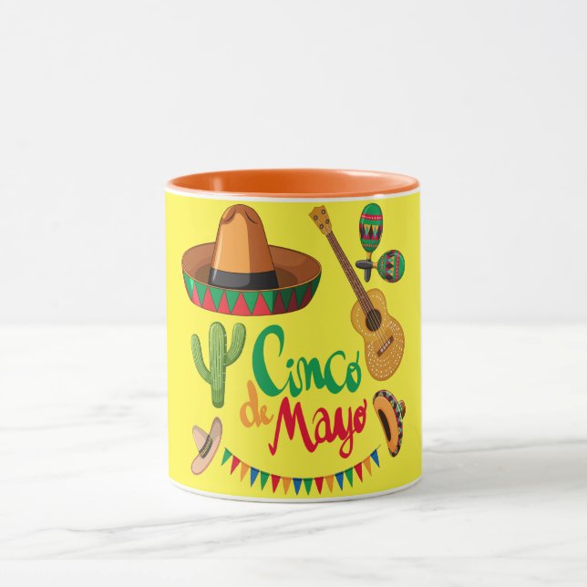 Cinco de Mayo – Festlig mexikansk fiesta  Mugg (Center)
