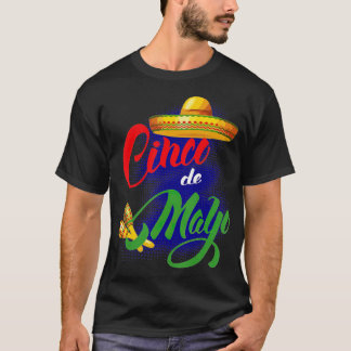 cinco de mayo Fiesta Design Camisa 5 de mayo Viva T Shirt