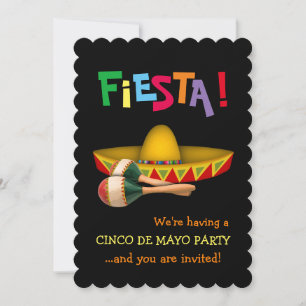 Cinco de Mayo Fiesta Inbjudningar