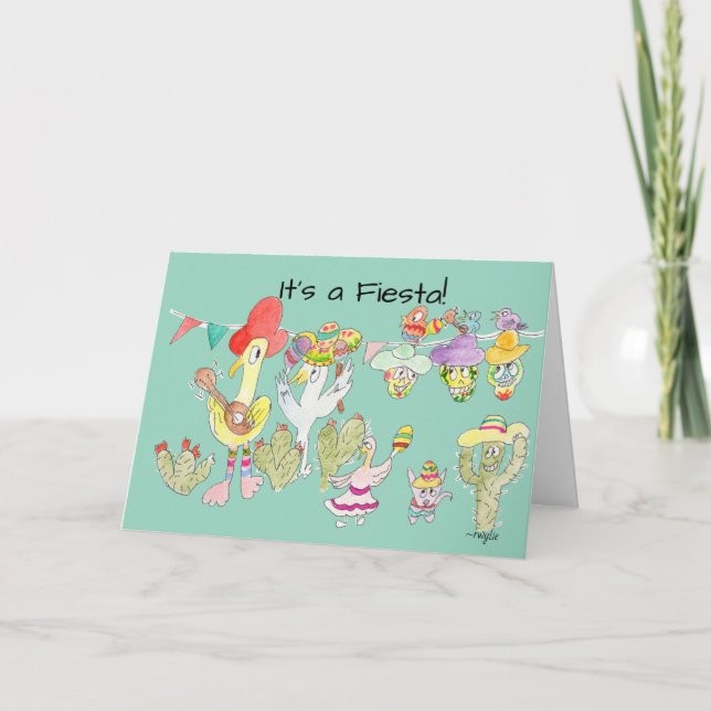 Cinco de Mayo Fiesta! Kort (Framsida)