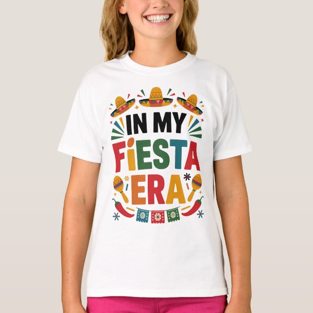 Cinco de Mayo Fiesta Leta efter Sombreros T Shirt (Framsida)