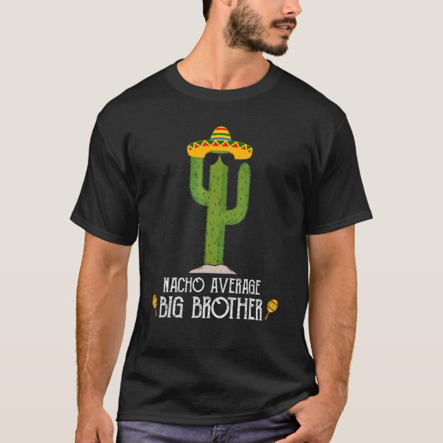 Cinco De Mayo Fiesta Meme som säger Nacho Average  T Shirt (Framsida)