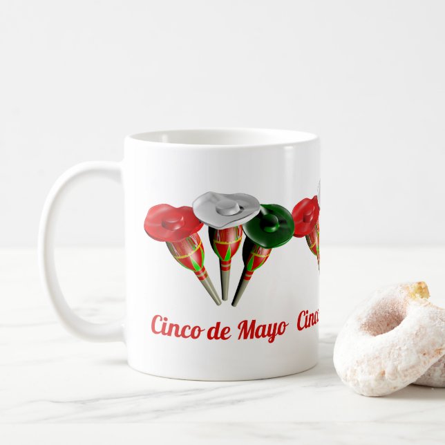 Cinco de mayo, fiesta mexican kaffemugg (Med munk)