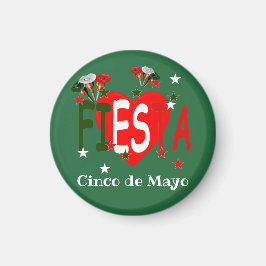 Cinco de mayo, fiesta mexican magnet