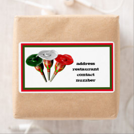 Cinco de mayo,fiesta mexican personlig label fraktsedel