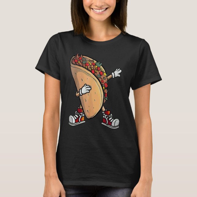 Cinco De Mayo Fiesta Mexikansk Mat T Shirt (Framsida)