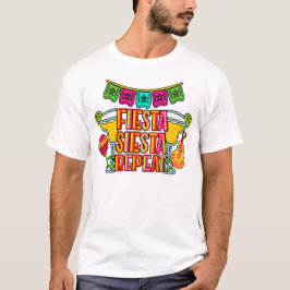 CINCO DE MAYO Fiesta Siesta Upprepa T Shirt