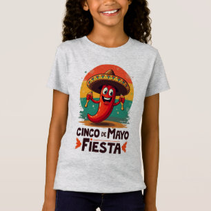 Cinco de Mayo Fiesta - Spicy & Roligt Mexikanska P T Shirt