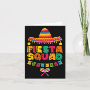 Cinco De Mayo Fiesta Squad Family Matching Group A Kort