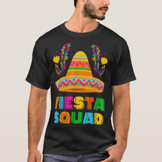 Cinco de mayo fiesta squad family matching group t shirt