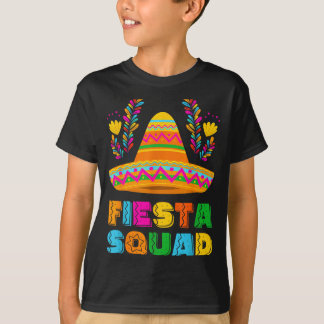 Cinco de mayo fiesta squad family matching group t shirt