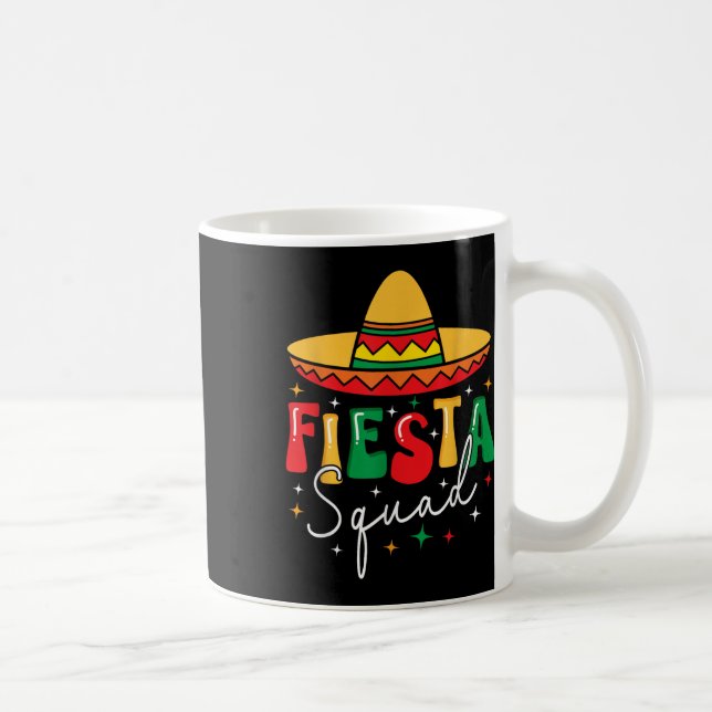 Cinco De Mayo Fiesta Squad Funny Mexican Fiesta 5 Kaffemugg (Höger)