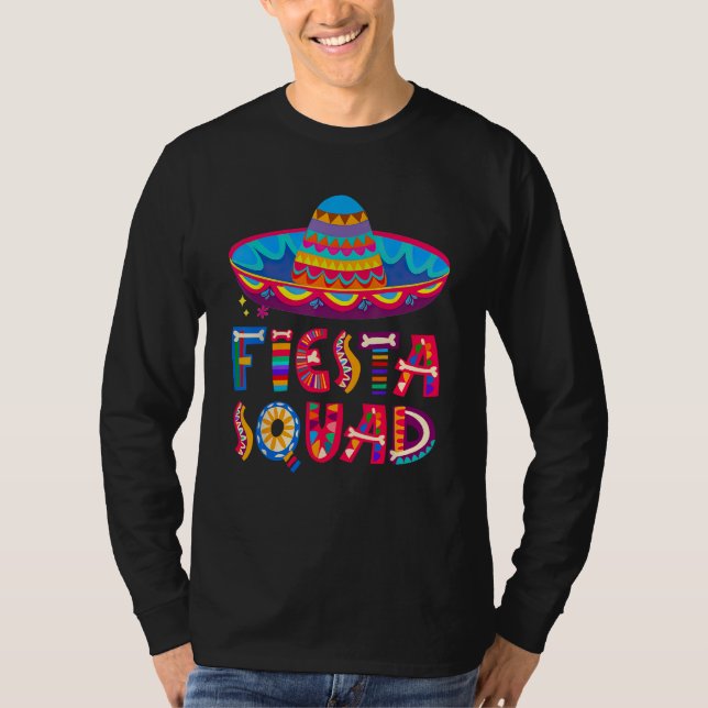 Cinco De Mayo Fiesta Squad Mexican Party Cinco De  T Shirt (Framsida)