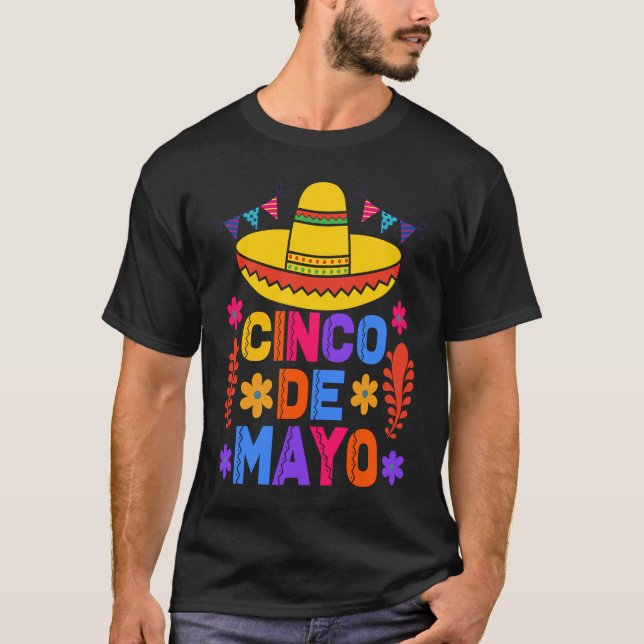 Cinco De Mayo Fiesta Surprise Camisa 5 De Mayo Viv T Shirt (Framsida)