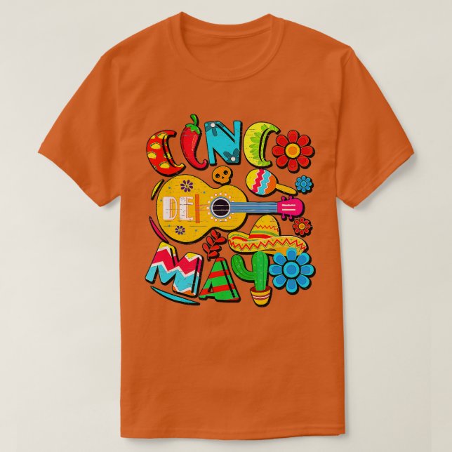 Cinco De Mayo Fiesta Surprise Camisa 5 De Mayo Viv T Shirt (Design framsida)