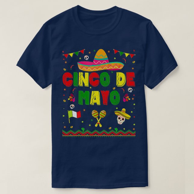 Cinco De Mayo Fiesta Surprise Camisa 5 De Mayo Viv T Shirt (Design framsida)