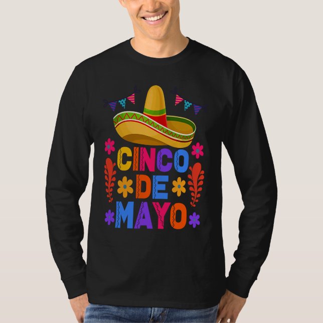 Cinco De Mayo Fiesta Surprise Camisa 5 De Mayo Viv T Shirt (Framsida)