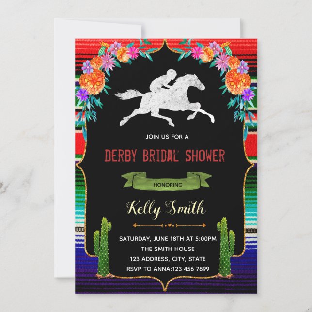 Cinco de mayo fiesta tema fest inbjudan (Framsida)