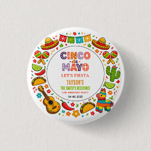 Cinco de Mayo-firande – Färgglad partyjubel Knapp