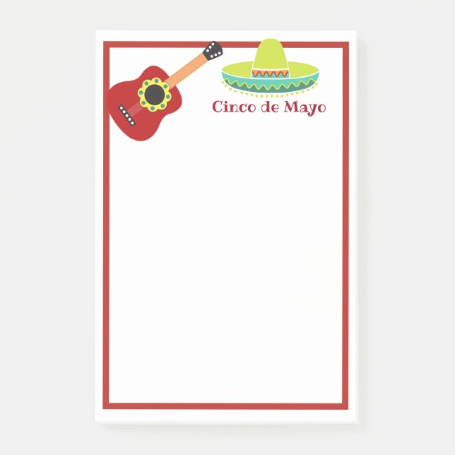 Cinco de Mayo-firande Post-it-lappar Post-it Block (Framsida)