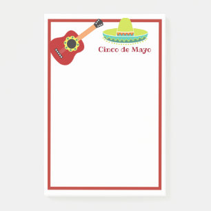 Cinco de Mayo Firande Post-it Notes Block