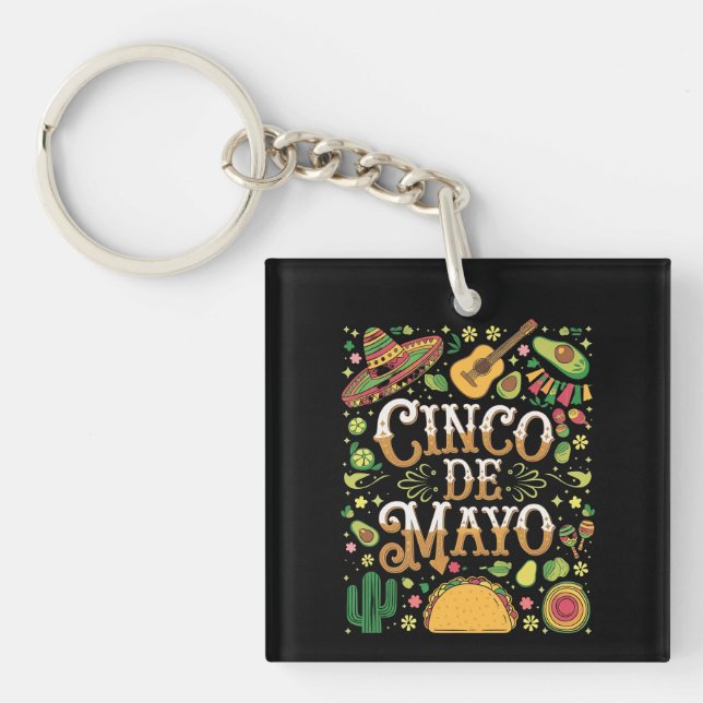 Cinco De Mayo-firande Roliga Festelement (Framsidan)