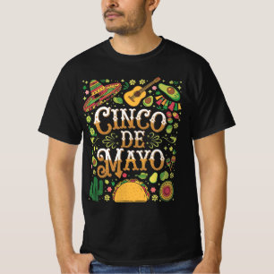 Cinco De Mayo-firande Söta fastelement T Shirt