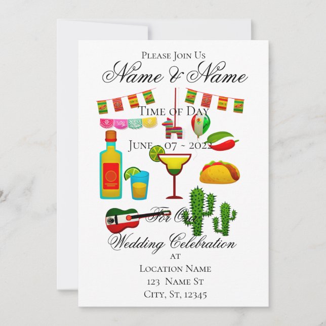 Cinco de Mayo Firande Thunder_Cove Inbjudningar (Framsida)