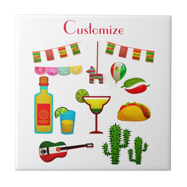 Cinco de Mayo Firande Thunder_Cove Kakelplatta (Framsidan)