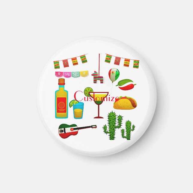 Cinco de Mayo Firande Thunder_Cove  Magnet (Framsidan)