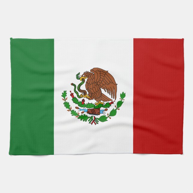 Cinco de Mayo Flagga of Mexico Kökshandduk (Horisontell)