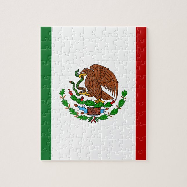 Cinco de Mayo Flagga of Mexico Pussel (Vertikal)