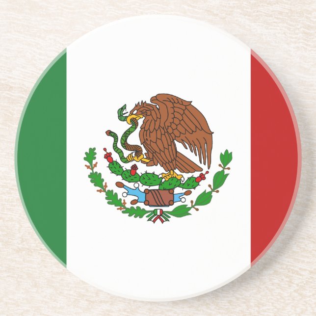 Cinco de Mayo Flagga of Mexico Underlägg (Framsidan)