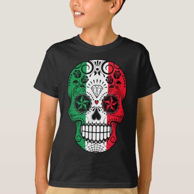 Cinco De Mayo Flagga T Shirt (Framsida)