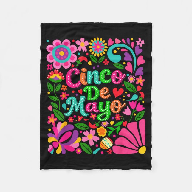 Cinco De Mayo Fleecefilt (Framsidan)