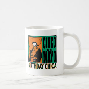 Cinco de Mayo födelsedag Chica Kaffemugg