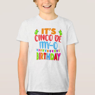 Cinco de mayo-födelsedagspresent t shirt